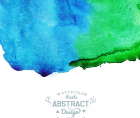 Watercolor paints abstract vector background