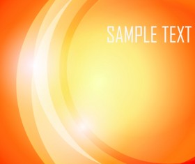 Yellow abstract wave background vector