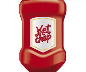 tomato ketchup creative design vector 02