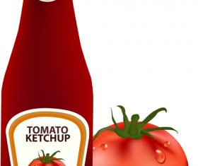 tomato ketchup creative design vector 03