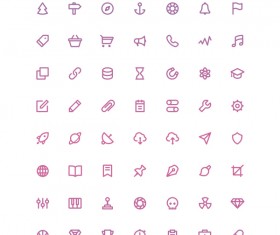 140 Kind free outline stroke Icons