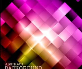 Abstract neon light shiny background vector 02