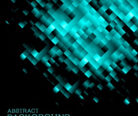 Abstract neon light shiny background vector 04