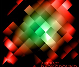 Abstract neon light shiny background vector 05