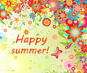 Beautiful summer flower background