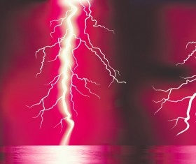 Bright lightning background vector design 02