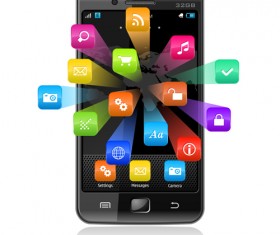 Business technology background art vector 04