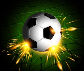 Classic football vector background material 03