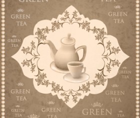 Classical style restaurant menu cover graphics 01