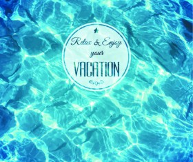 Clear water vector background art