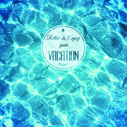 Clear water vector background art