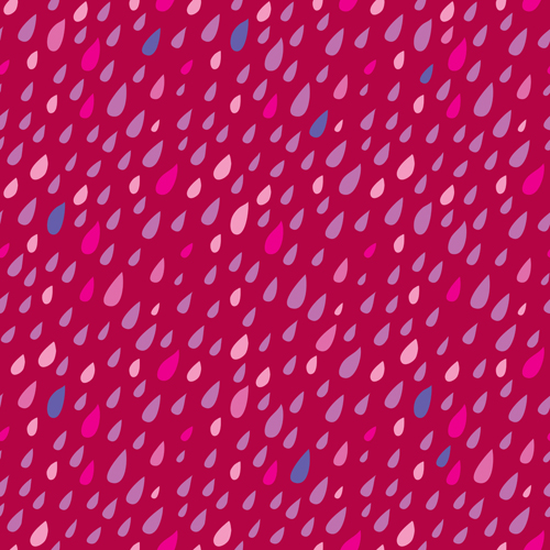 Colored drops seamless pattern vector set 08