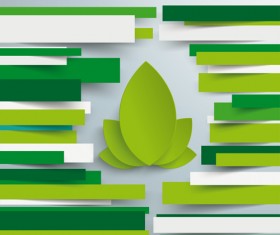 Colored paper infographics background vector set 05