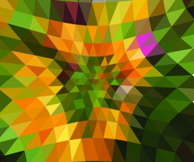 Colored triangle abstract background vector 02