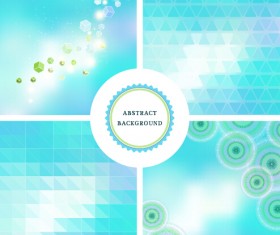 Colorful blurs elements background vector 02