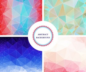 Colorful blurs elements background vector 03
