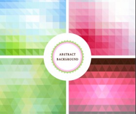 Colorful blurs elements background vector 04
