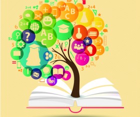 Creative education idea infographics vector 02