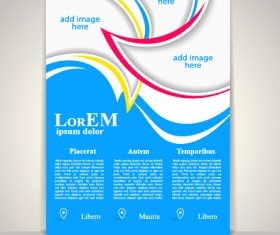 Creative flyer and cover brochure design vector 06
