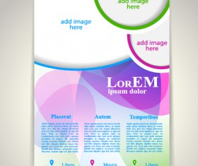 Creative flyer and cover brochure design vector 08