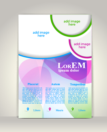 Creative flyer and cover brochure design vector 08
