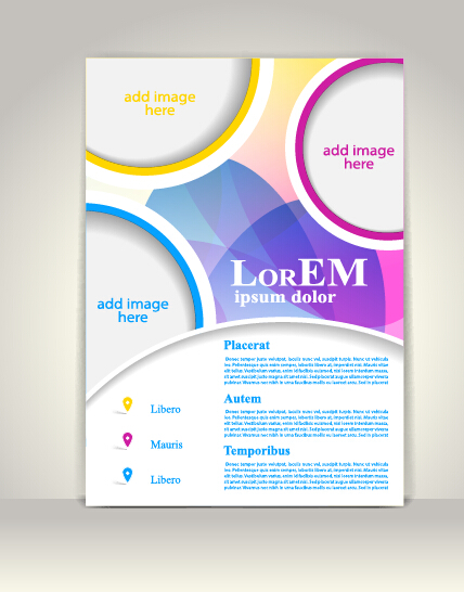 Creative flyer and cover brochure design vector 09