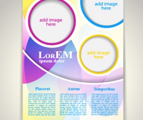 Creative flyer and cover brochure design vector 10