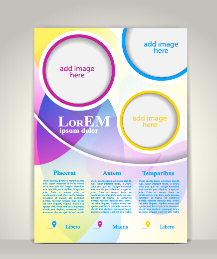 Creative flyer and cover brochure design vector 10