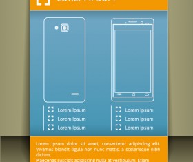 Creative flyer and cover brochure design vector 11