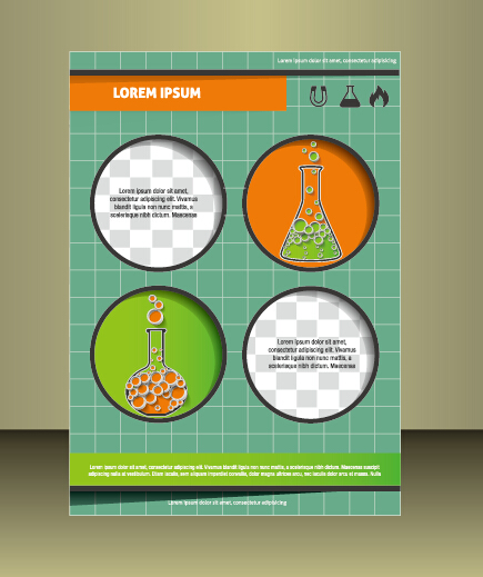 Creative flyer and cover brochure design vector 12