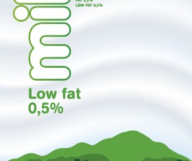 Creative milk advertising poster vectors 01