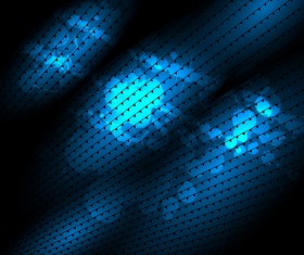 Dynamic lines blue abstract vector background 02