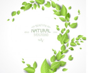 Eco style beautiful natural background vector 01