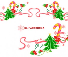 Exquisite xmas lace ornaments vector set 02