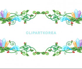 Exquisite xmas lace ornaments vector set 03