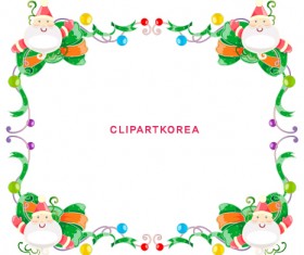 Exquisite xmas lace ornaments vector set 05