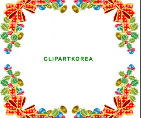 Exquisite xmas lace ornaments vector set 17