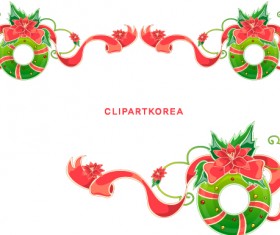 Exquisite xmas lace ornaments vector set 18