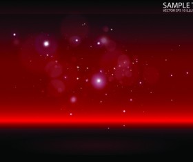 Fantasy red background shiny vector set 01