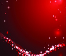Fantasy red background shiny vector set 02