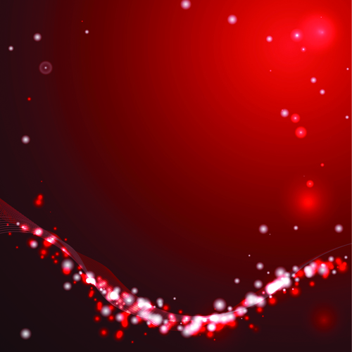 Fantasy red background shiny vector set 02