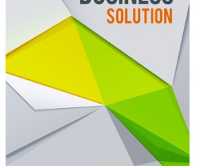 Geometric shapes business background vector material