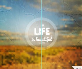 Life summer blurs background vector 05