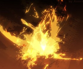 Light and abstract Photoshop Brushes set