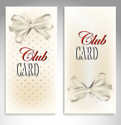 Luxury club cards design elements vector 02