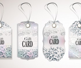 Luxury gift cards vector graphics 01