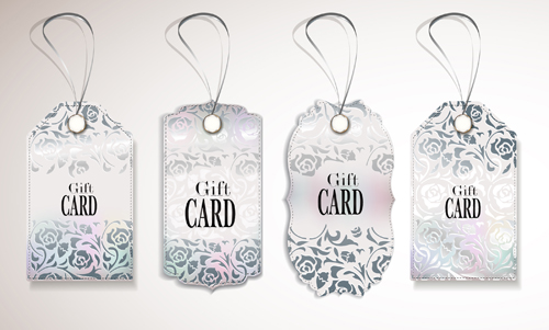 Luxury gift cards vector graphics 01