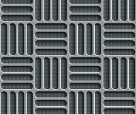 Metal perforated seamless vector pattern 01