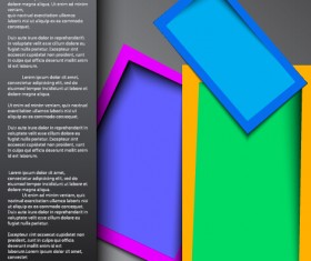 Multilayer style business background vector 04