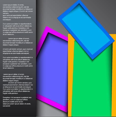 Multilayer style business background vector 04